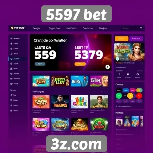 Análise da interface do usuário no site 5597 bet